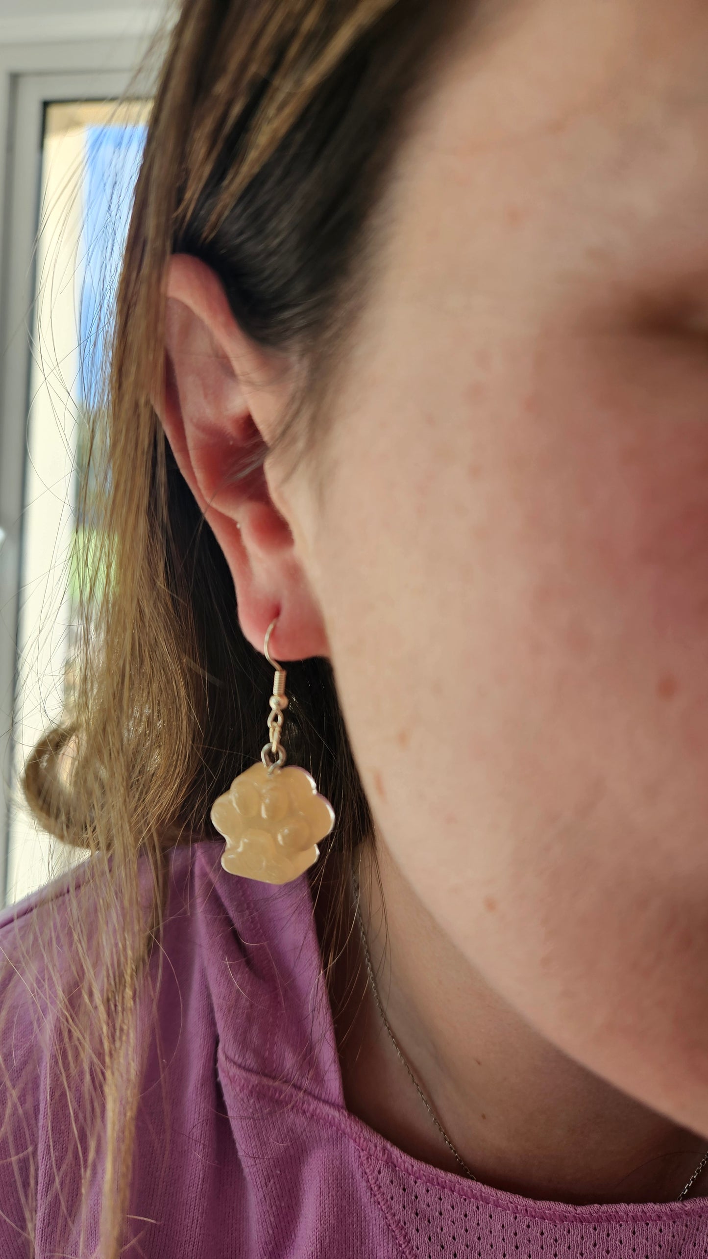 Boucle d'oreille en forme de patte