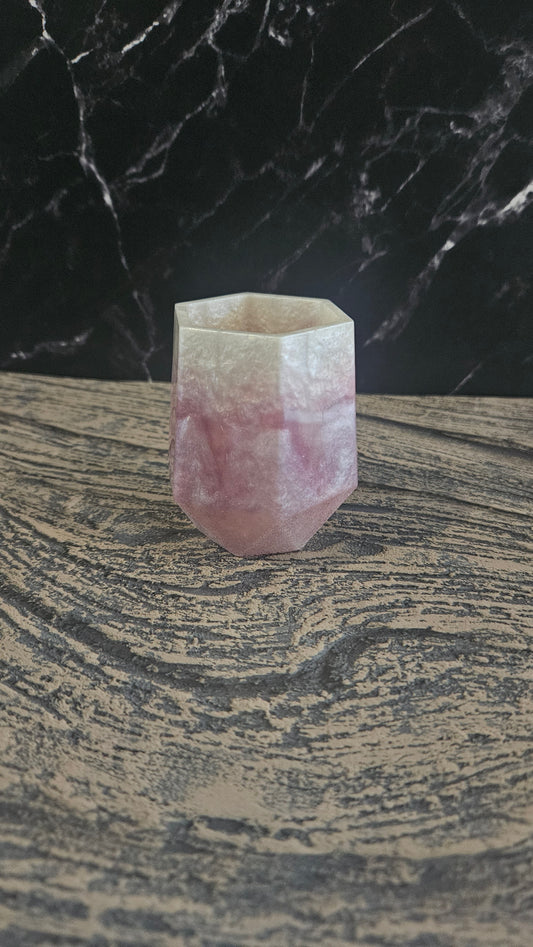 Pot à crayon hexagonale