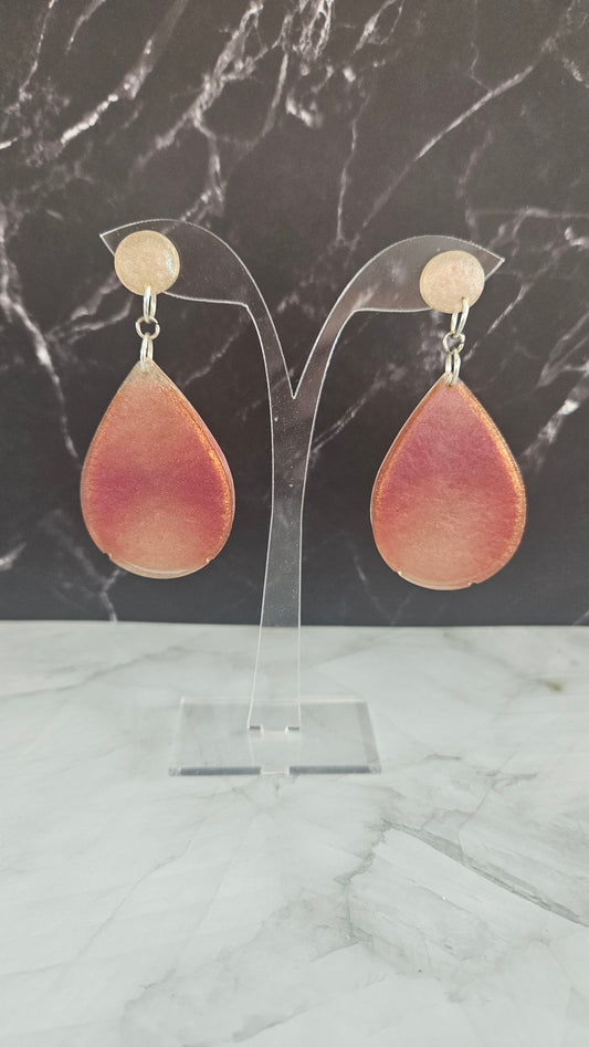 Boucle d'oreille goute d'eau