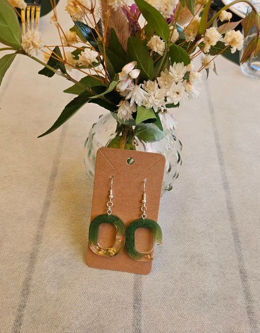 Boucle d'oreille oval